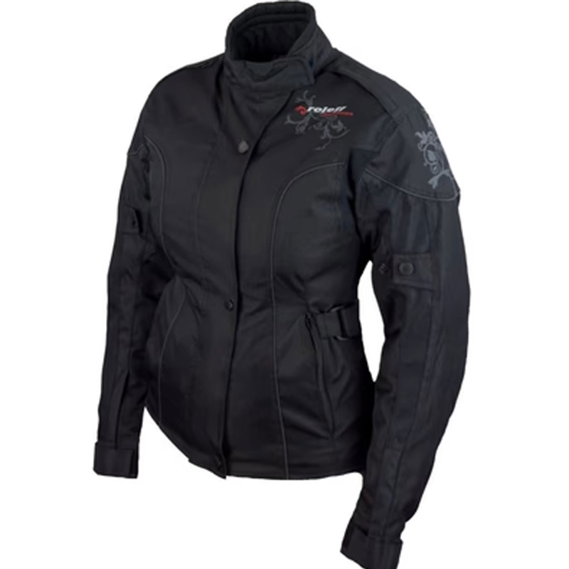 Giacca da motociclista da donna Roleff Ladylike nera