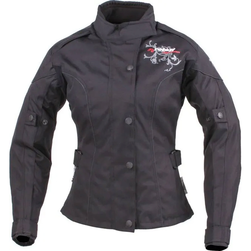 Giacca da motociclista da donna Roleff Ladylike nera