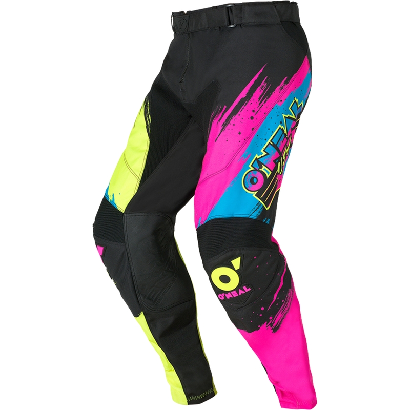 Pantaloni da motocross O´Neal Mayhem Reseda neri e giallo fluo