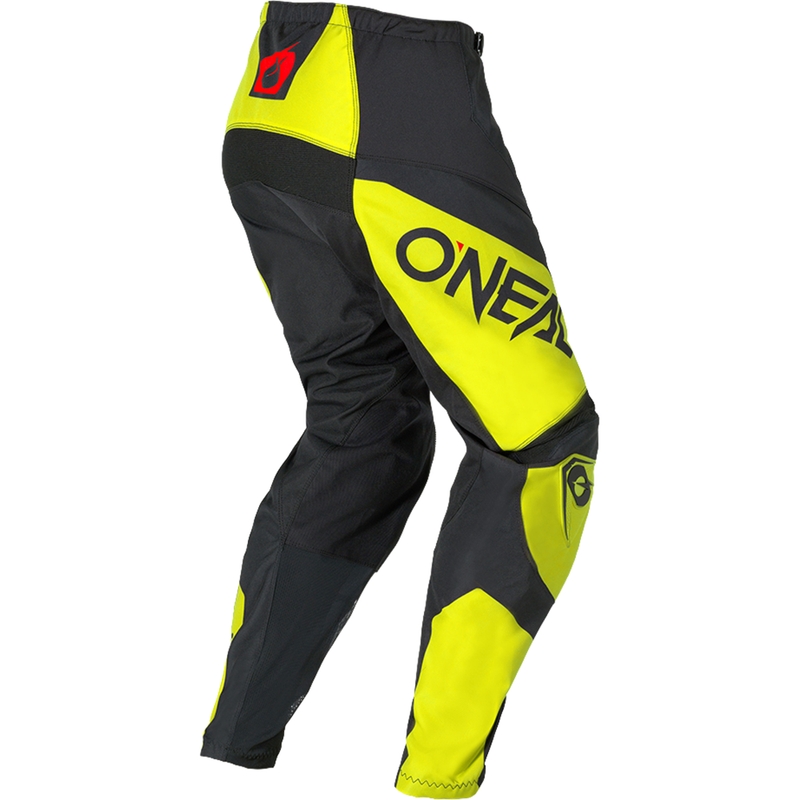 Pantaloni da motocross O´Neal Element Racewear neri e giallo fluo