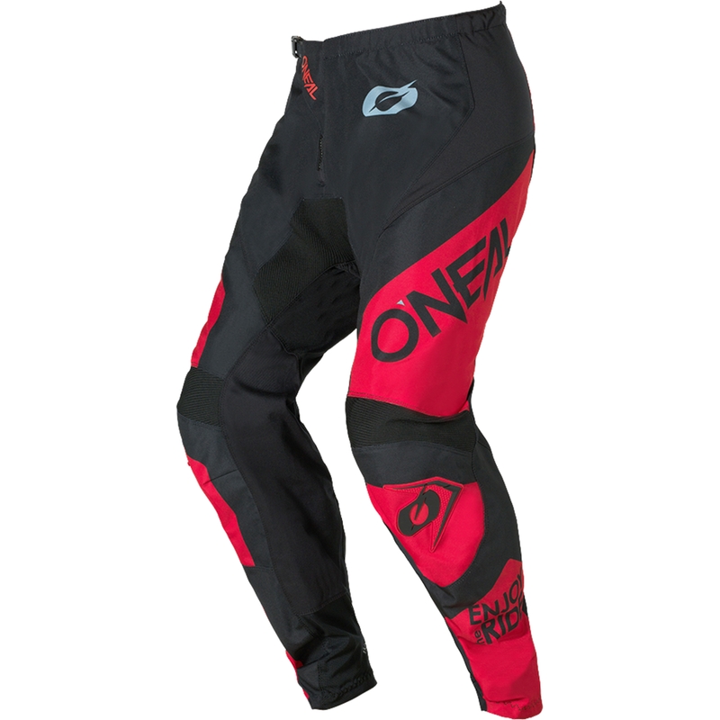 Pantaloni da motocross O´Neal Element Racewear neri e rossi