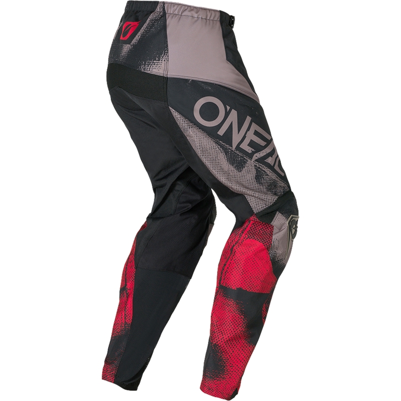 Pantaloni da motocross O´Neal Element Roller grigio-rosso