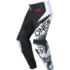Pantaloni da motocross O´Neal Element Roller neri e bianchi
