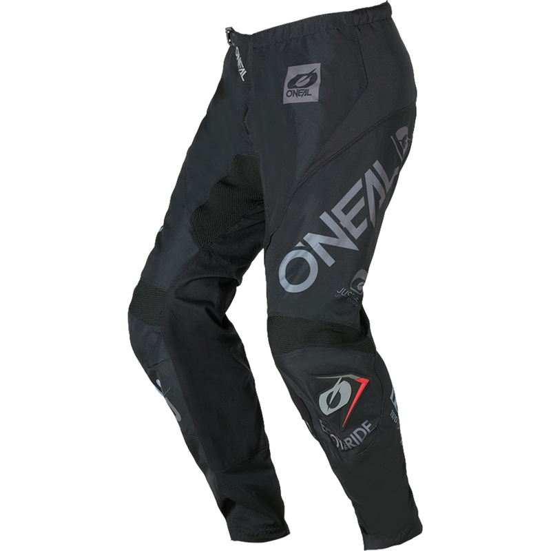 Pantaloni da motocross O´Neal Element Brand neri e grigi