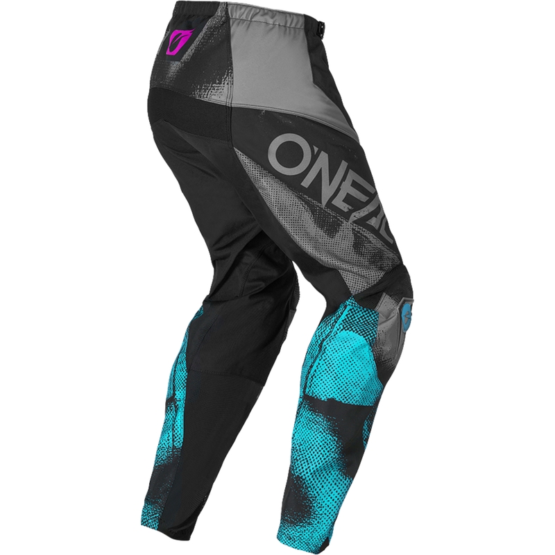 Pantaloni da motocross da donna O´Neal Element Roller neri e blu
