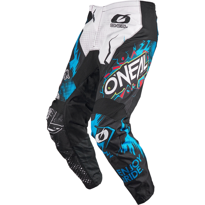 Pantaloni da motocross O´Neal Element Villain bianchi