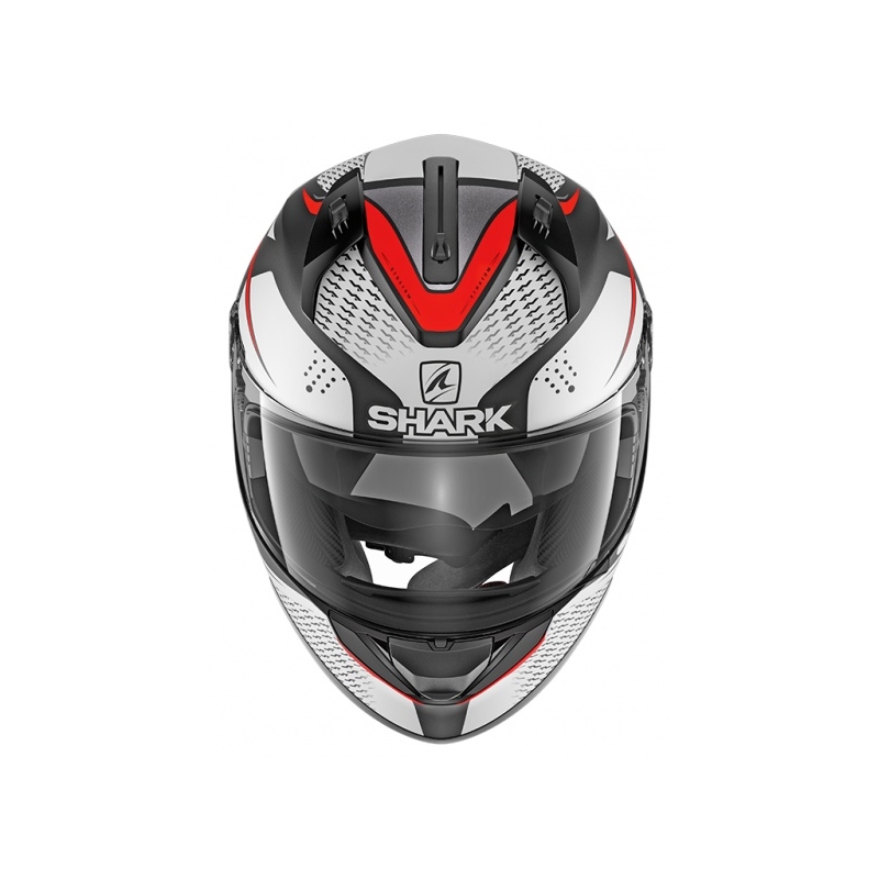 Casco integrale SHARK RIDILL 1.2 Stratom Mat grigio-bianco-rosso