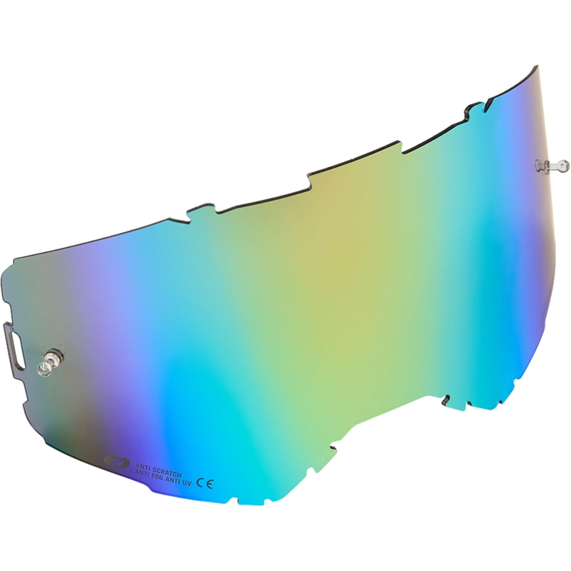 Plexiglass per occhiali da motocross O´Neal B-22, B-33 gold iridium