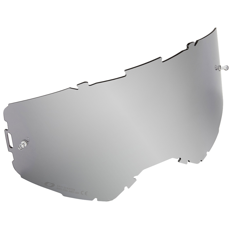Visiera per occhiali da motocross O´Neal B-22, B-33, argento specchiato
