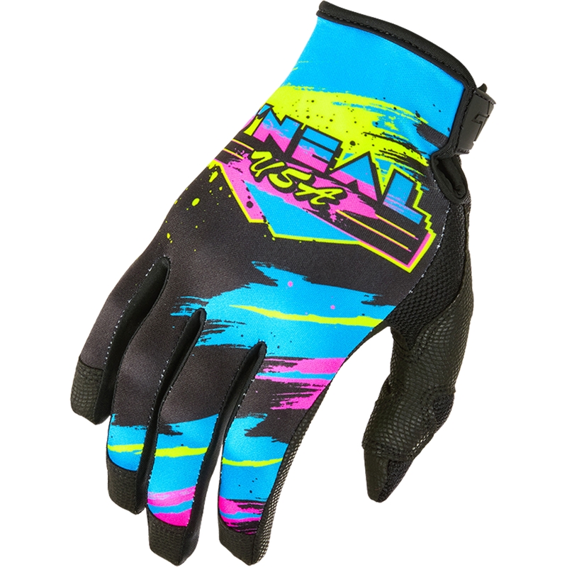 Guanti da motocross O´Neal Mayhem Reseda neri-gialli fluo