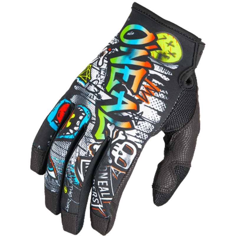 Guanti da motocross O´Neal Mayhem Rancid neri e bianchi