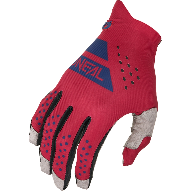 Guanti da motocross O´Neal Pin it Slip-on rosso-blu