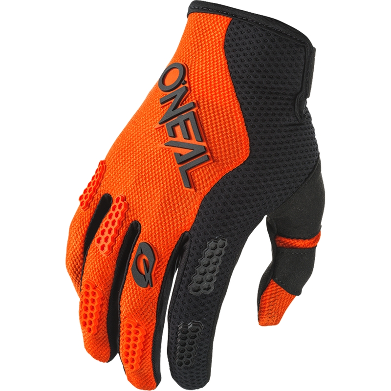 Guanti da motocross O´Neal Element Racewear neri-arancioni