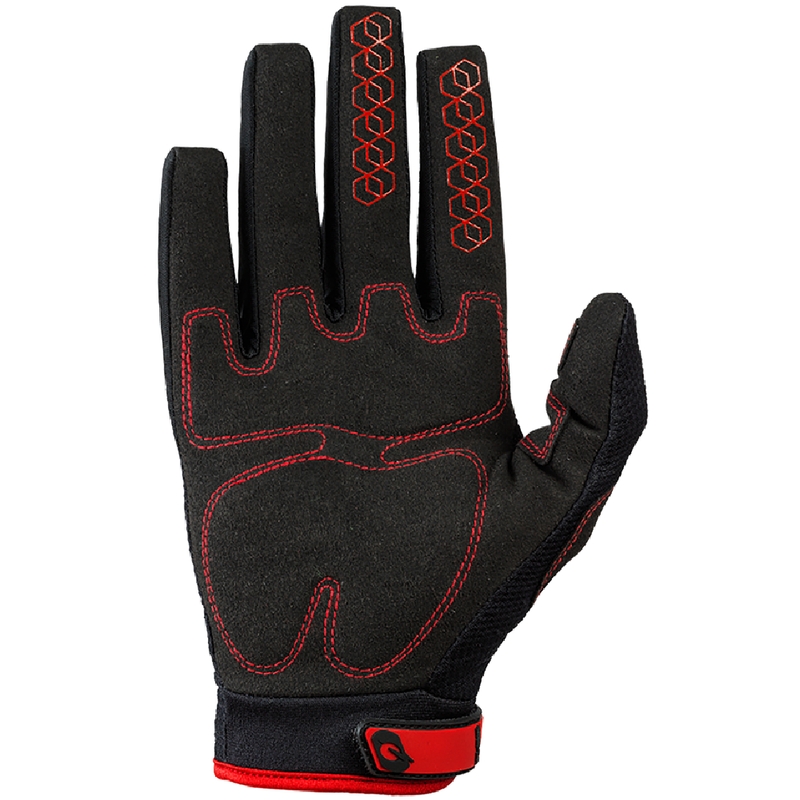 Guanti da motocross O'Neal Sniper Elite neri-rossi