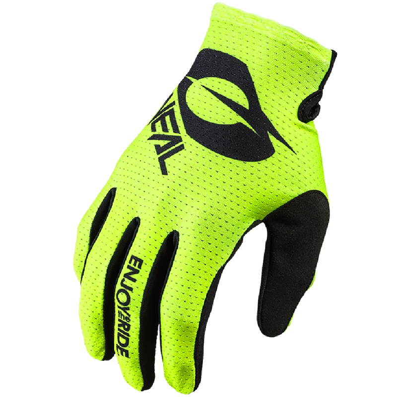 Guanti da motocross O'Neal Matrix Stacked, giallo fluo