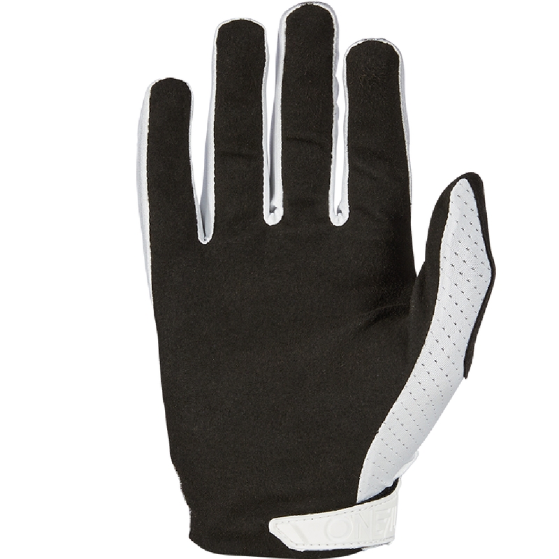 Guanti da motocross O'Neal Matrix Split grigio-arancione