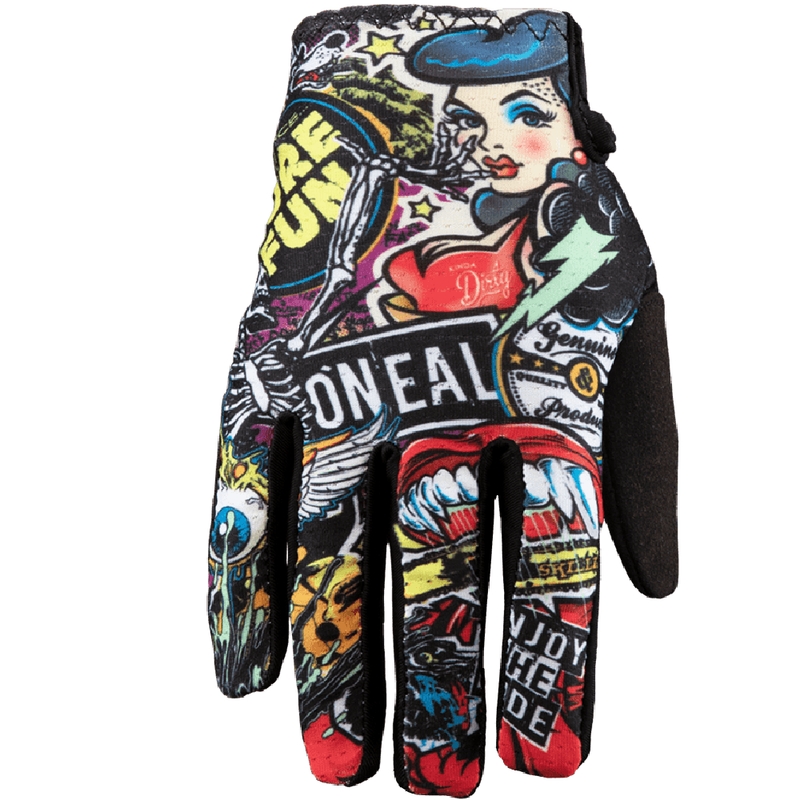 Guanti da motocross per bambini O'Neal Matrix Crank, multicolore