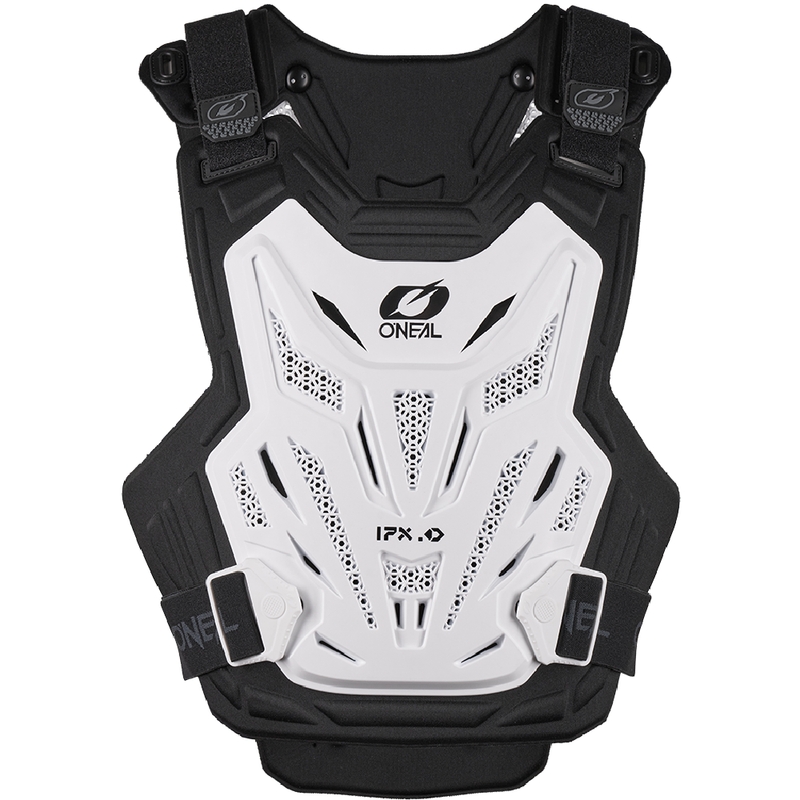 Protezione toracica da moto O'Neal Split Lite bianca