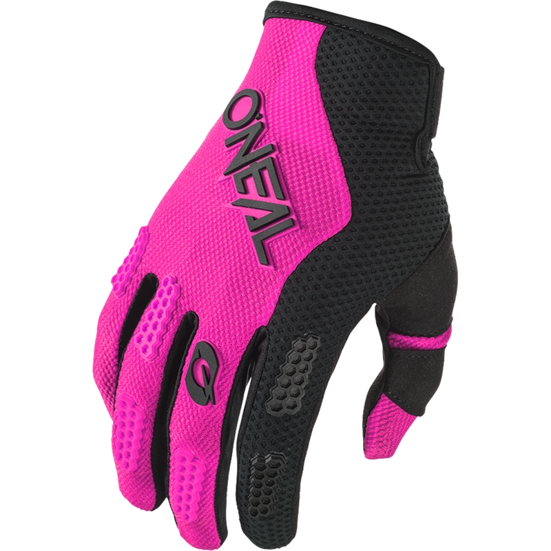 Guanti da motocross da donna O´Neal Element Racewear nero-rosa