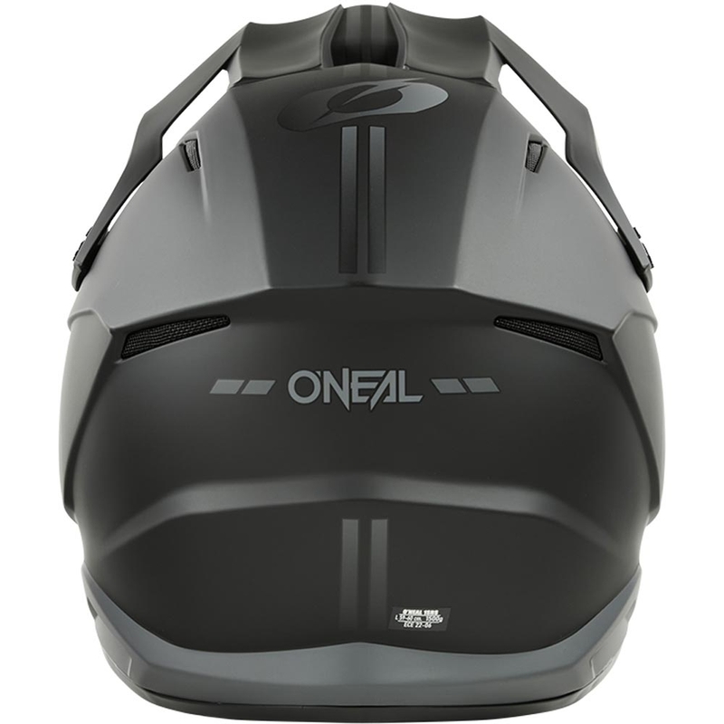 Casco da motocross per bambini O'Neal 3SRS, nero opaco.