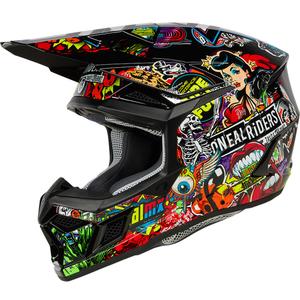 Casco da motocross per bambini O'Neal 3SRS Crank opaco multicolore
