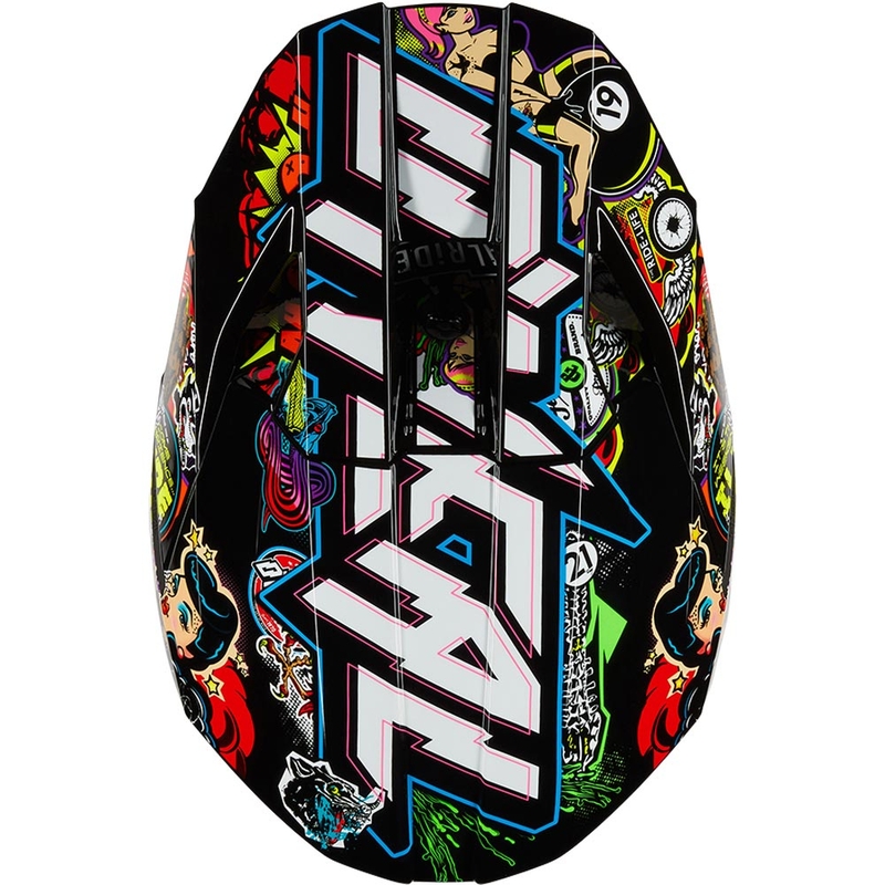 Casco da motocross per bambini O'Neal 3SRS Crank opaco multicolore