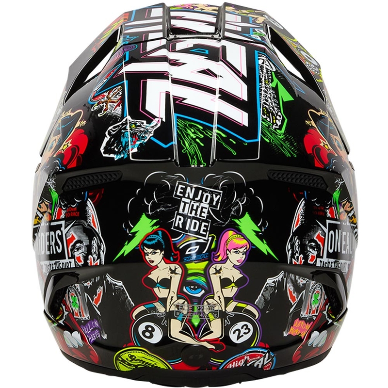 Casco da motocross per bambini O'Neal 3SRS Crank opaco multicolore