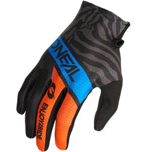 Guanti da motocross per bambini O´Neal Matrix Shocker, blu-arancione