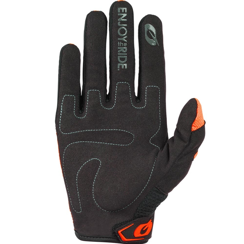 Guanti da motocross per bambini O´Neal Element Racewear, neri e arancioni.