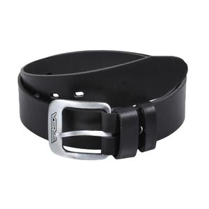 Cintura in pelle con fibbia RSA nera