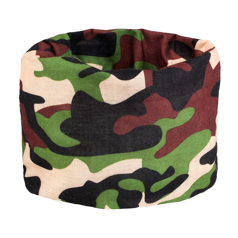 Sciarpa da moto multifunzionale RSA Camo verde
