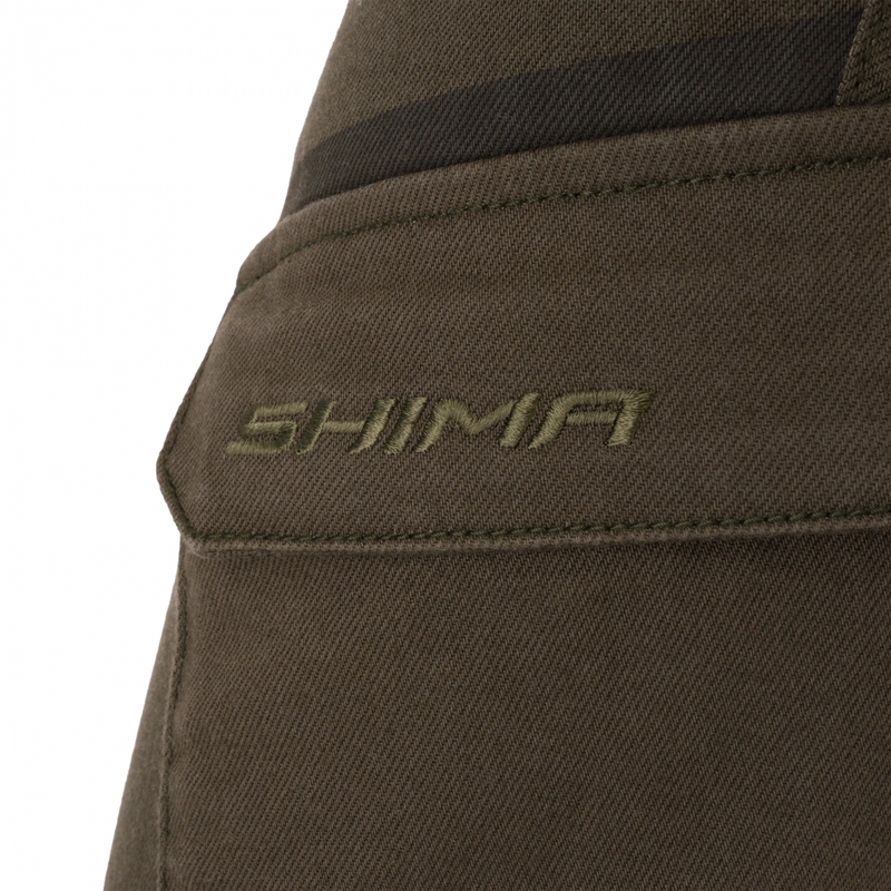 Jeans da motociclista da donna Shimano Recon verdi