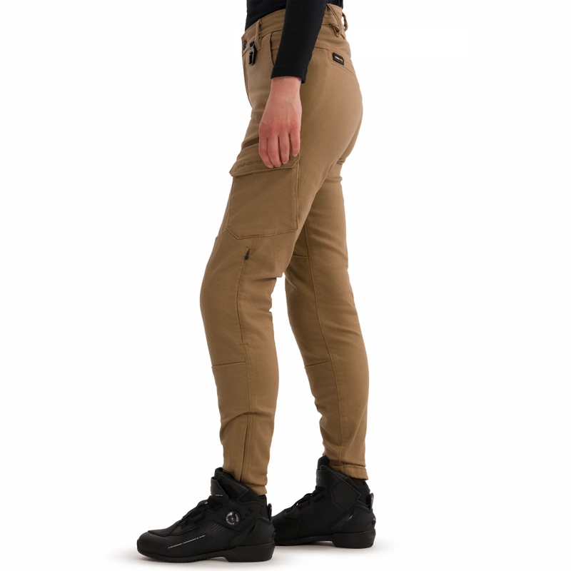 Pantaloni da moto da donna Shimano Recon color sabbia