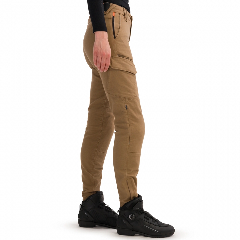 Pantaloni da moto da donna Shimano Recon color sabbia