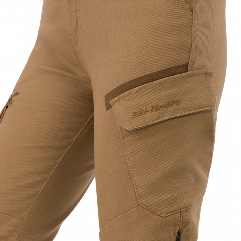 Pantaloni da moto da donna Shimano Recon color sabbia