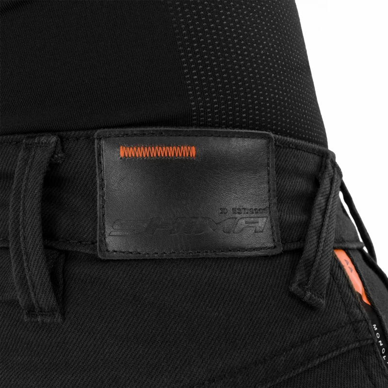 Jeans da motociclista corti da donna Shimano Recon neri