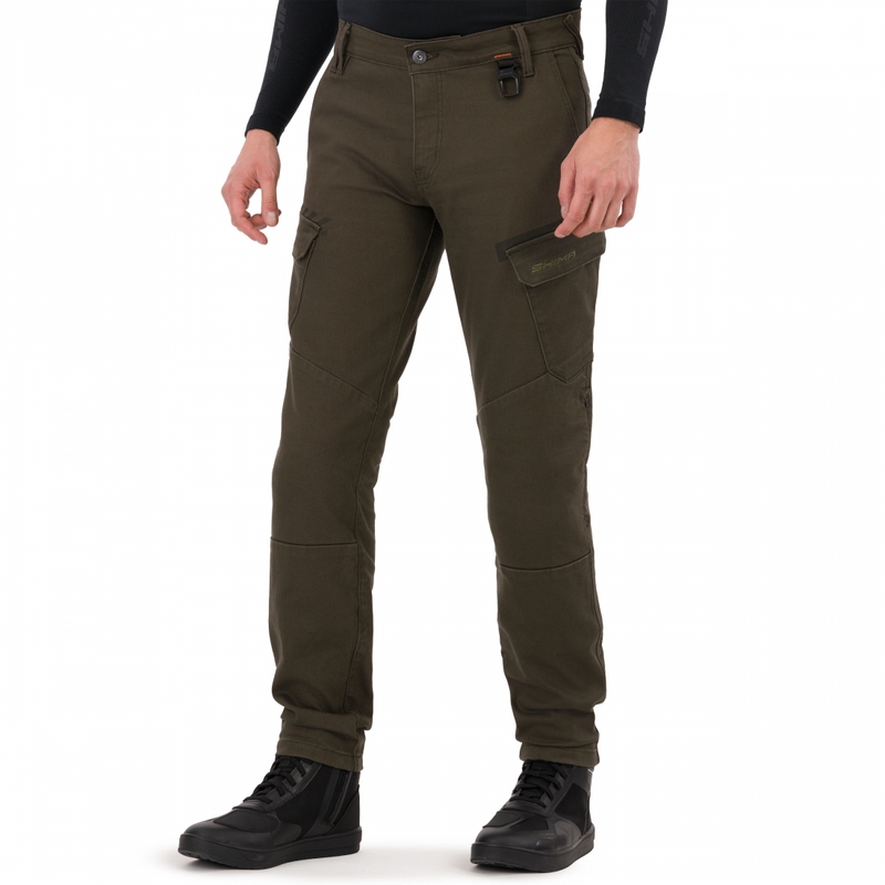 Jeans da moto Shimano Recon verdi