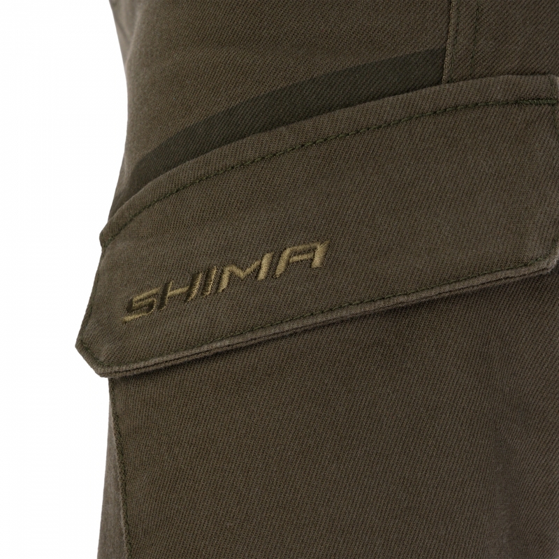 Jeans da moto Shimano Recon verdi