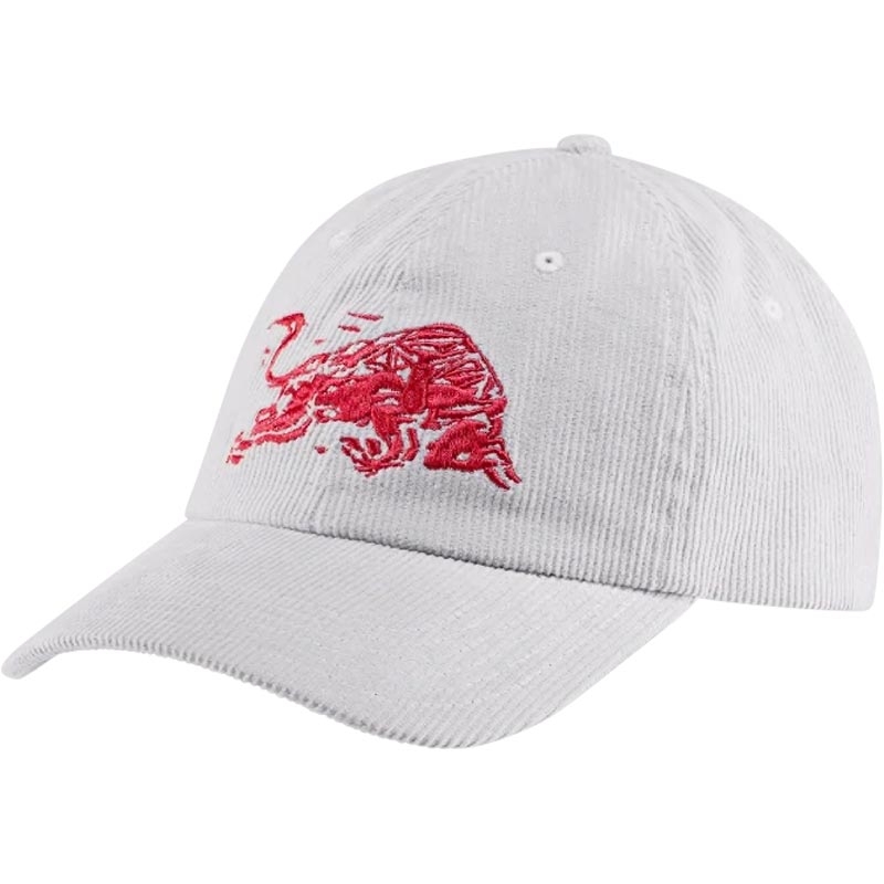 Cappellino Red Bull Racing in velluto a coste grigio chiaro