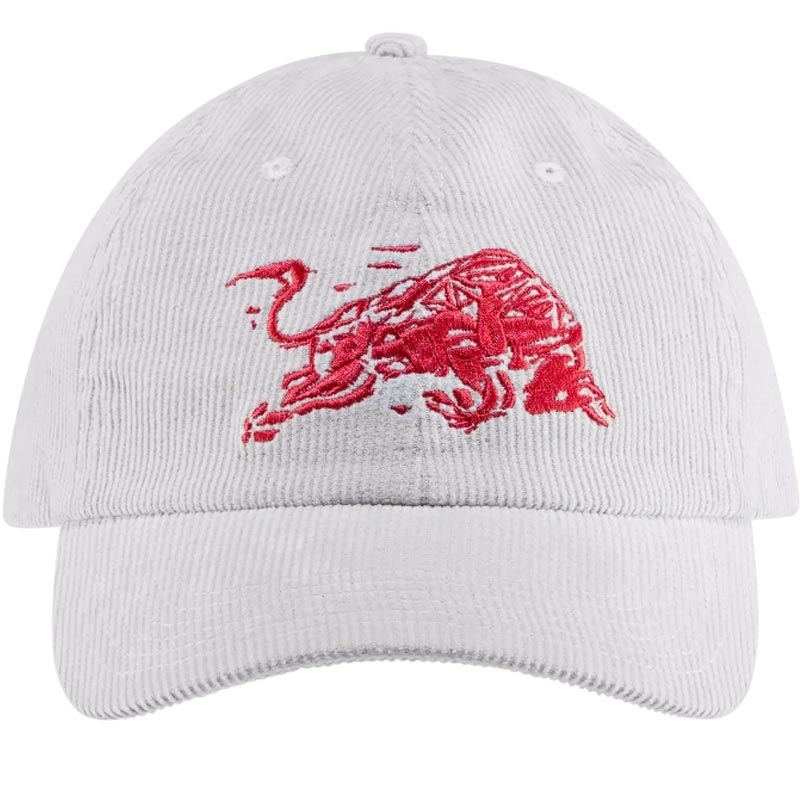Cappellino Red Bull Racing in velluto a coste grigio chiaro