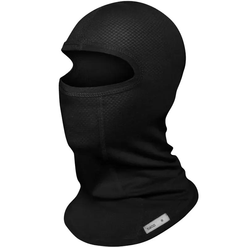 Casco da moto Nanosilver Ski & Moto nero