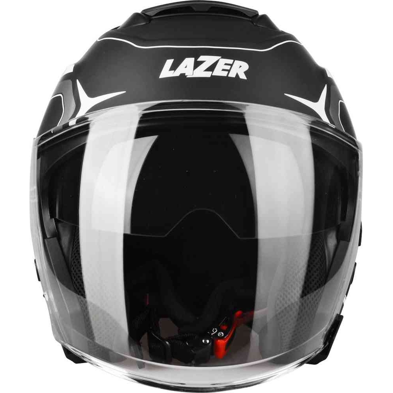 Casco moto aperto Lazer Tango Hexa bianco e nero