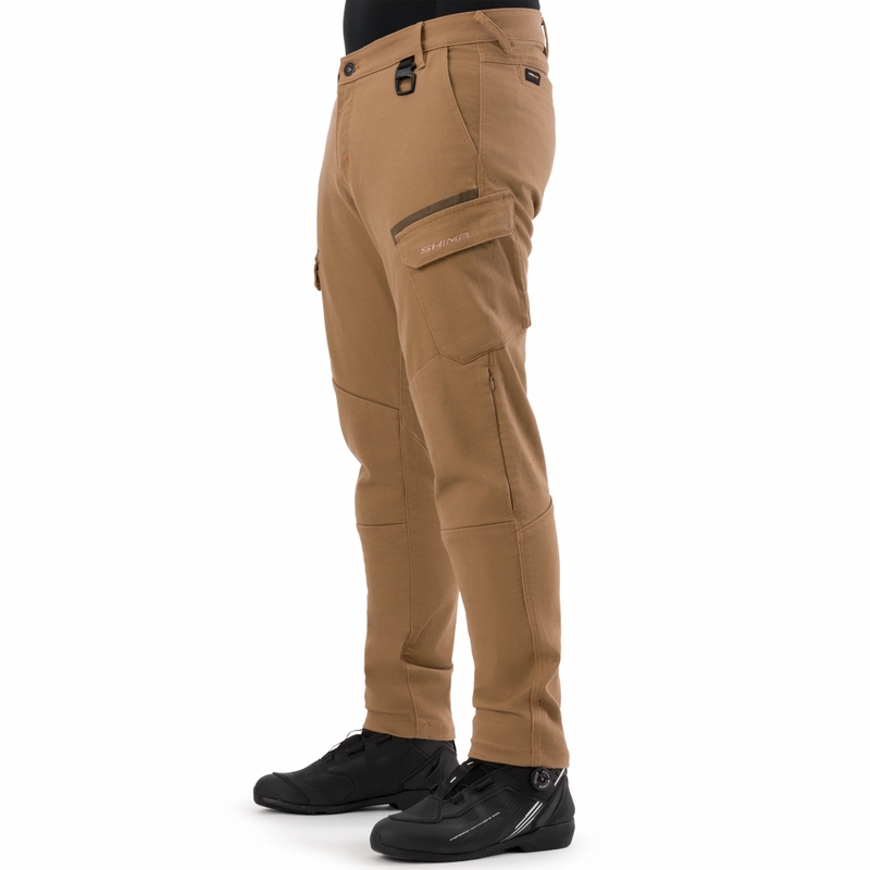 Jeans da moto Shimano Recon estesi color sabbia