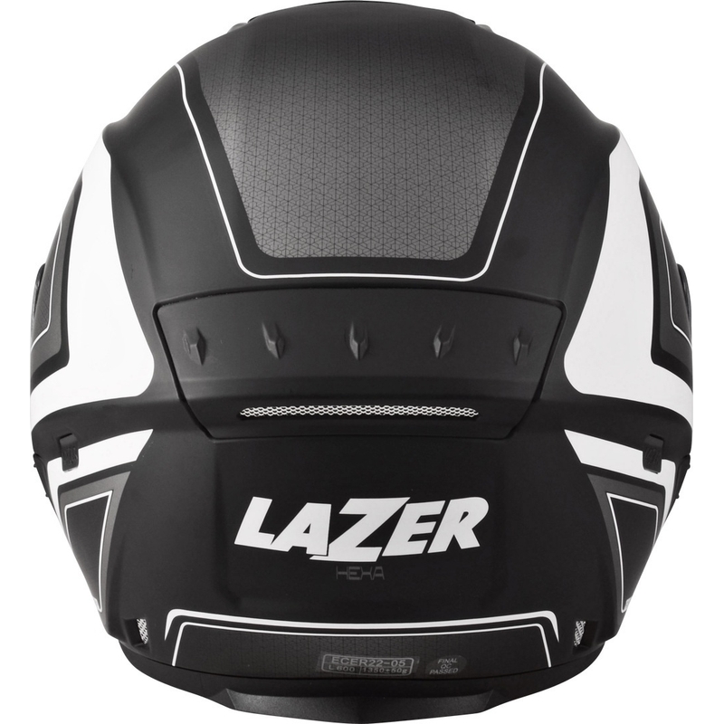 Casco moto aperto Lazer Tango Hexa bianco e nero