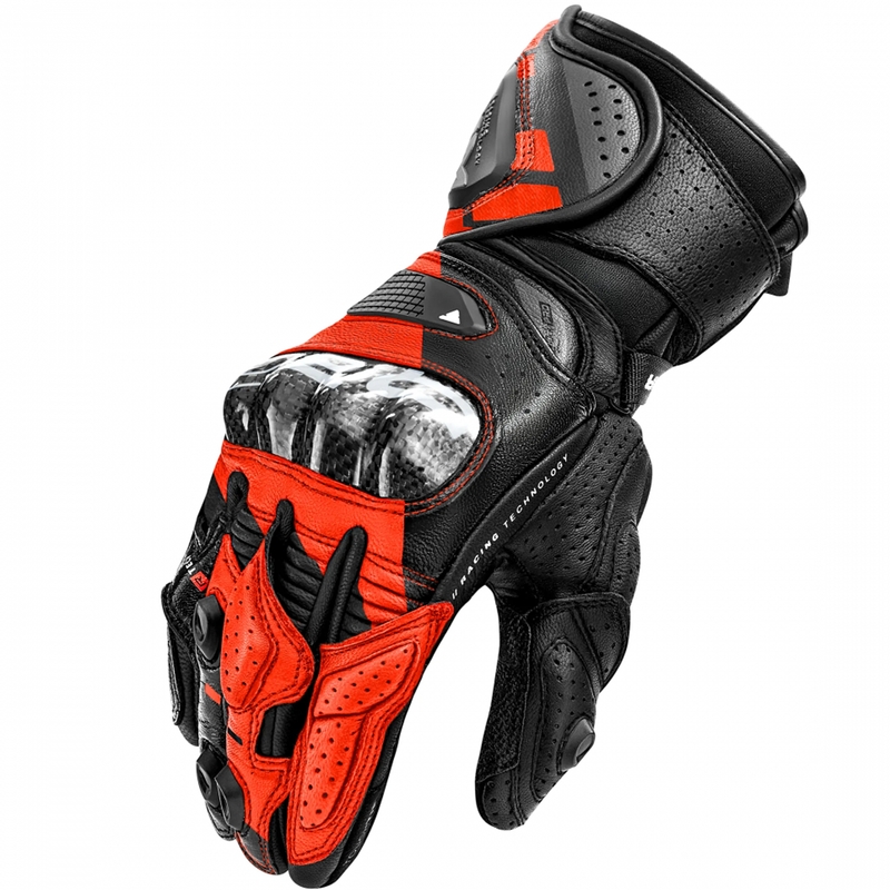 Guanti da moto Shimano RS-3 rosso fluo