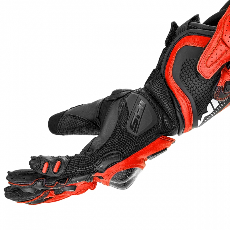 Guanti da moto Shimano RS-3 rosso fluo
