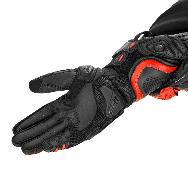 Guanti da moto Shimano RS-3 rosso fluo