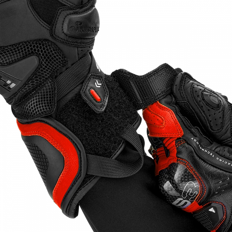 Guanti da moto Shimano RS-3 rosso fluo