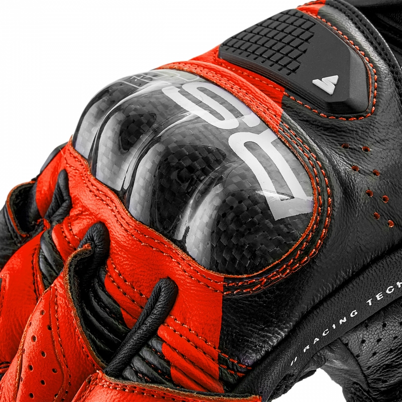 Guanti da moto Shimano RS-3 rosso fluo