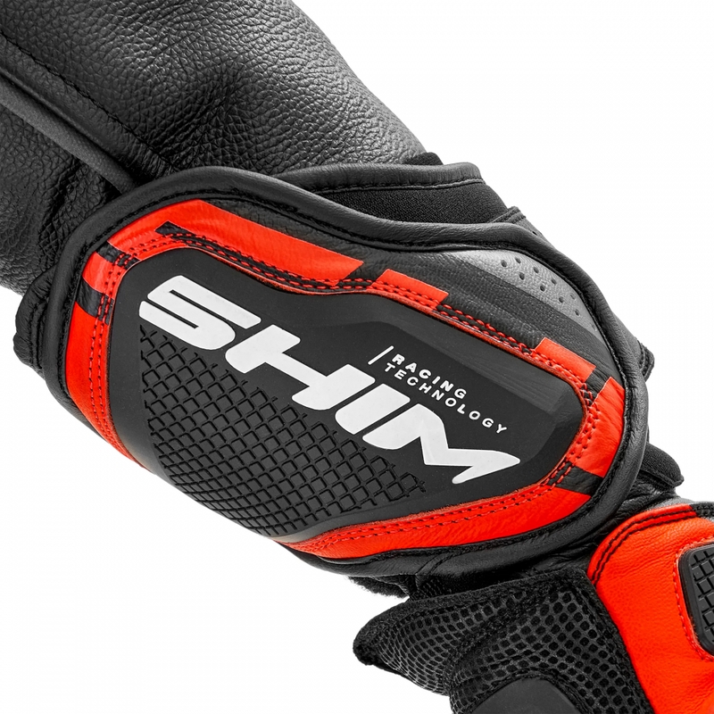 Guanti da moto Shimano RS-3 rosso fluo